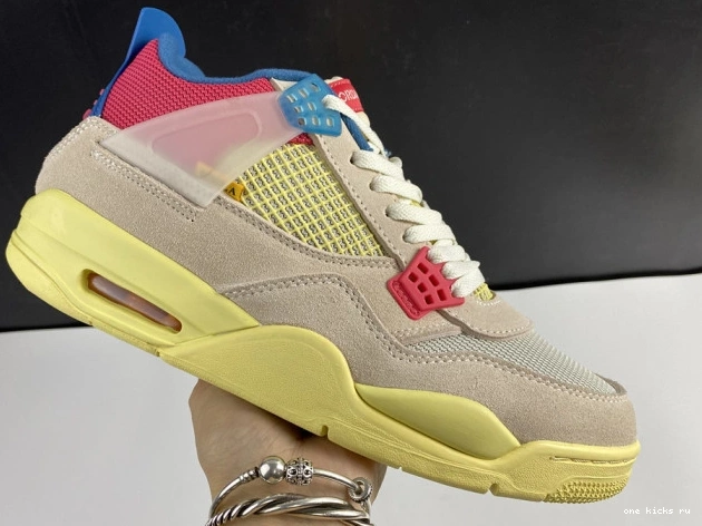 Chep Onekick Retro 4 Union DC9533-800 Jordan Guava Air Ice 0811